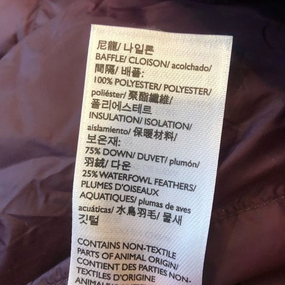 EDDIE BAUER Women's Burgundy LUNA PEAK Quilted Down Hooded Parka Size XL - Picture 7 of 14